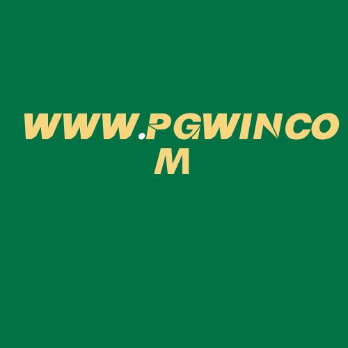 Logo da WWW.PGWINCOM